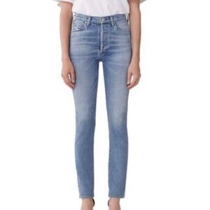 Citizens Of Humanity Light Blue High-Rise Skinny Jeans